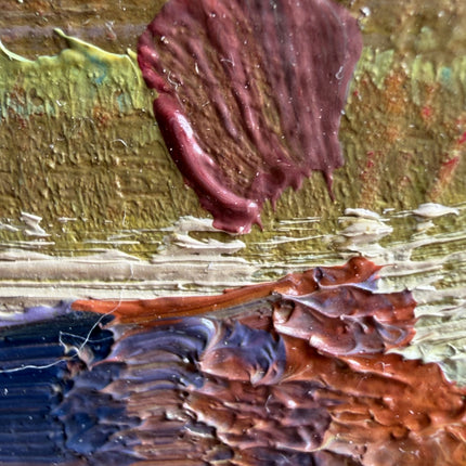 Detailed Landscape Oil Painting "Framed Painting" Rustic Small Artwork Holland Art Shop