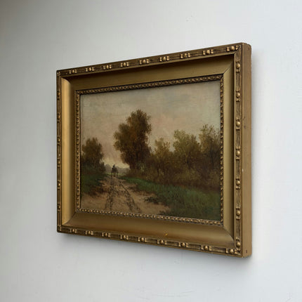 Elegant Landscape Oil Painting "Gilded Frame" Detailed Artwork Holland Art Shop