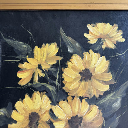 Rustic Flowery Still Life Oil Painting "Yellow Flowers" Classic Art Holland Art Shop