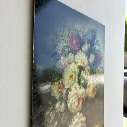 Classic Floral Still Life Oil Painting "Peony Bouquet" Expressive French Art Holland Art Shop