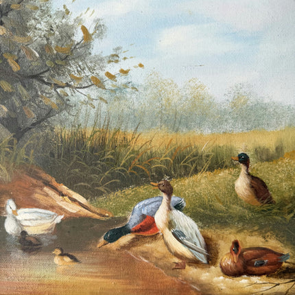 Detailed Animals Oil Painting "Branch With Leaves" Refined Small Art Holland Art Shop