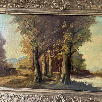 Classic Landscape Oil Painting "Autumn Trees" Original Large Art Holland Art Shop