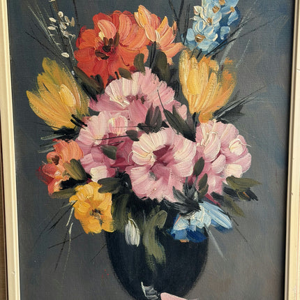 Timeless Floral Still Life Oil Painting "Flower Vase" Authentic Art Holland Art Shop