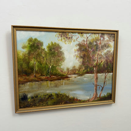 Detailed Landscape Oil Painting "Tall Tree" Refined Art Holland Art Shop