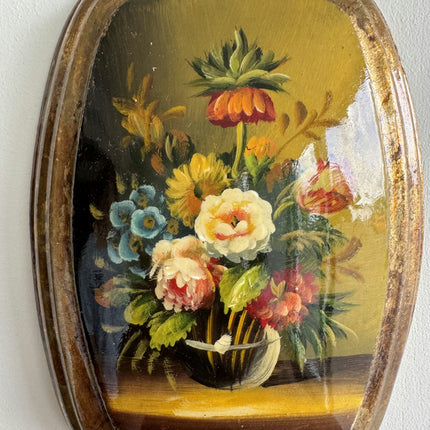 Refined Floral Still Life Oil Painting "Floral Tray" Timeless Small Artwork Holland Art Shop