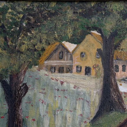 Refined Landscape Oil Painting "Stone Bridge" Traditional Art Holland Art Shop
