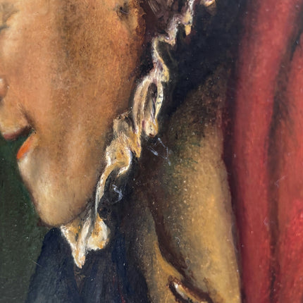 Refined Figurative Oil Painting "Old Teacher" Vintage Art Holland Art Shop