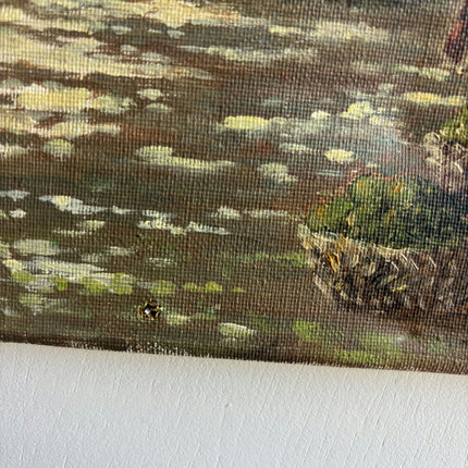 Detailed Landscape Oil Painting "Ancient Tree" Handcrafted Artwork Holland Art Shop
