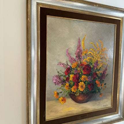 Traditional Oil Painting Floral Still Life "Floral Arrangement" Large Artwork Holland Art Shop