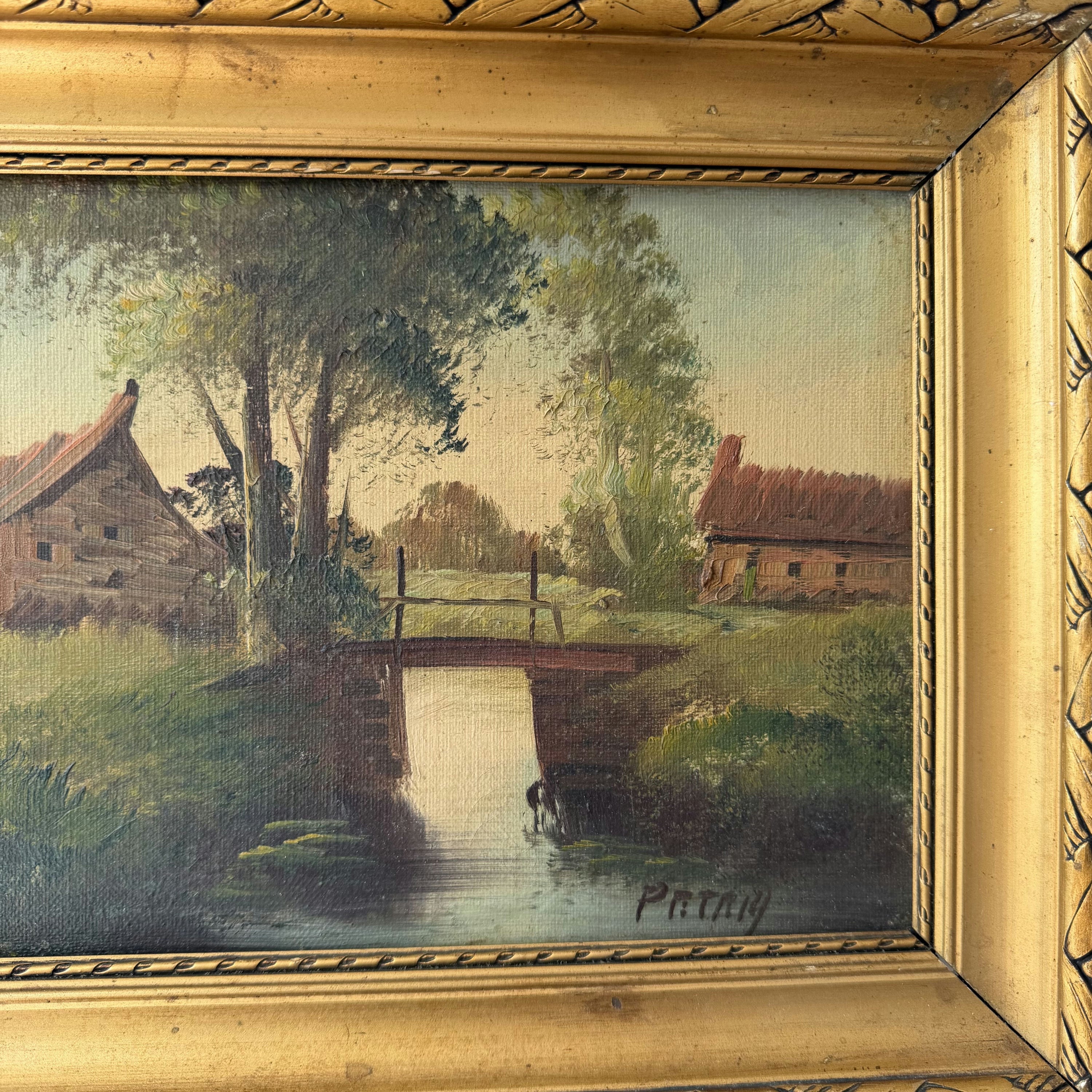 Expressive Landscape Oil Painting 