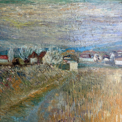 Expressive Landscape Oil Painting "Framed Painting" Detailed Art Holland Art Shop