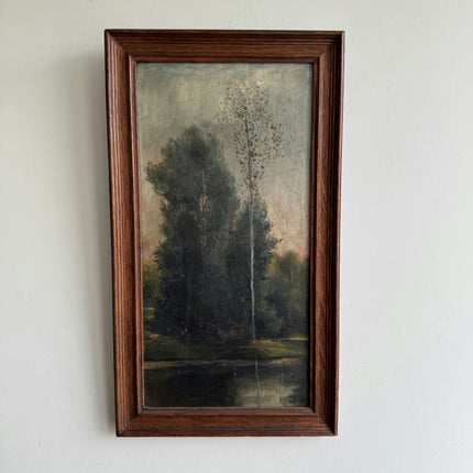Rustic Landscape Oil Painting "Tall Tree" Classic Artwork Holland Art Shop