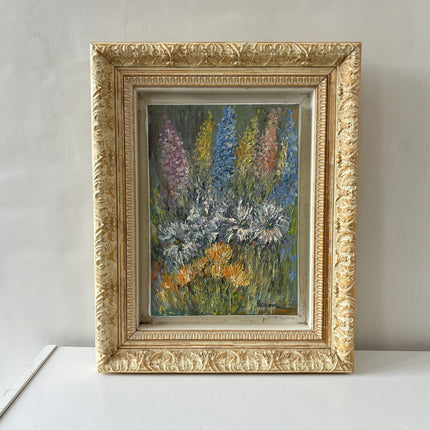 Detailed Floral Still Life Oil Painting "Framed Painting" Expressive Small Art Holland Art Shop