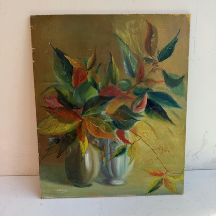 Vintage Still Life Oil Painting "Flowering Vase" Elegant Art Holland Art Shop