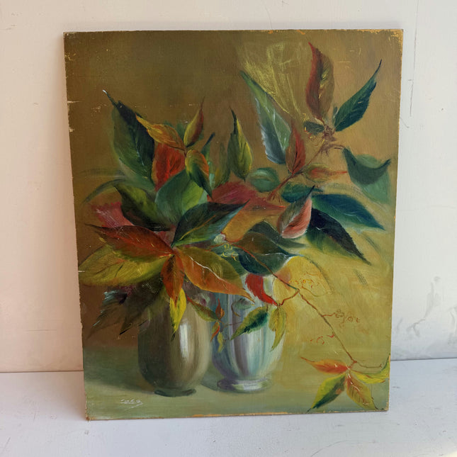 Vintage Still Life Oil Painting "Flowering Vase" Elegant Art Holland Art Shop