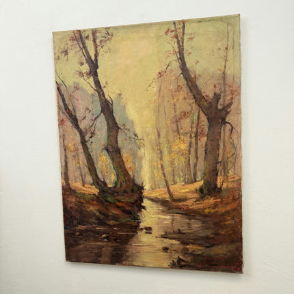 Elegant Landscape Oil Painting "Painted Canvas" Timeless Large Art Holland Art Shop