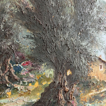 Expressive Landscape Oil Painting "Gilded Frame" Elegant Art Holland Art Shop