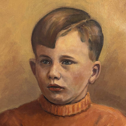 Traditional Interior Oil Painting "Boy In Sweater" Refined Art Holland Art Shop