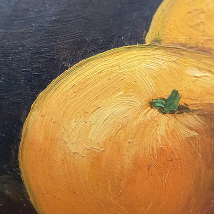 Classic Still Life Oil Painting "Fruit Basket" Detailed Small Artwork Holland Art Shop