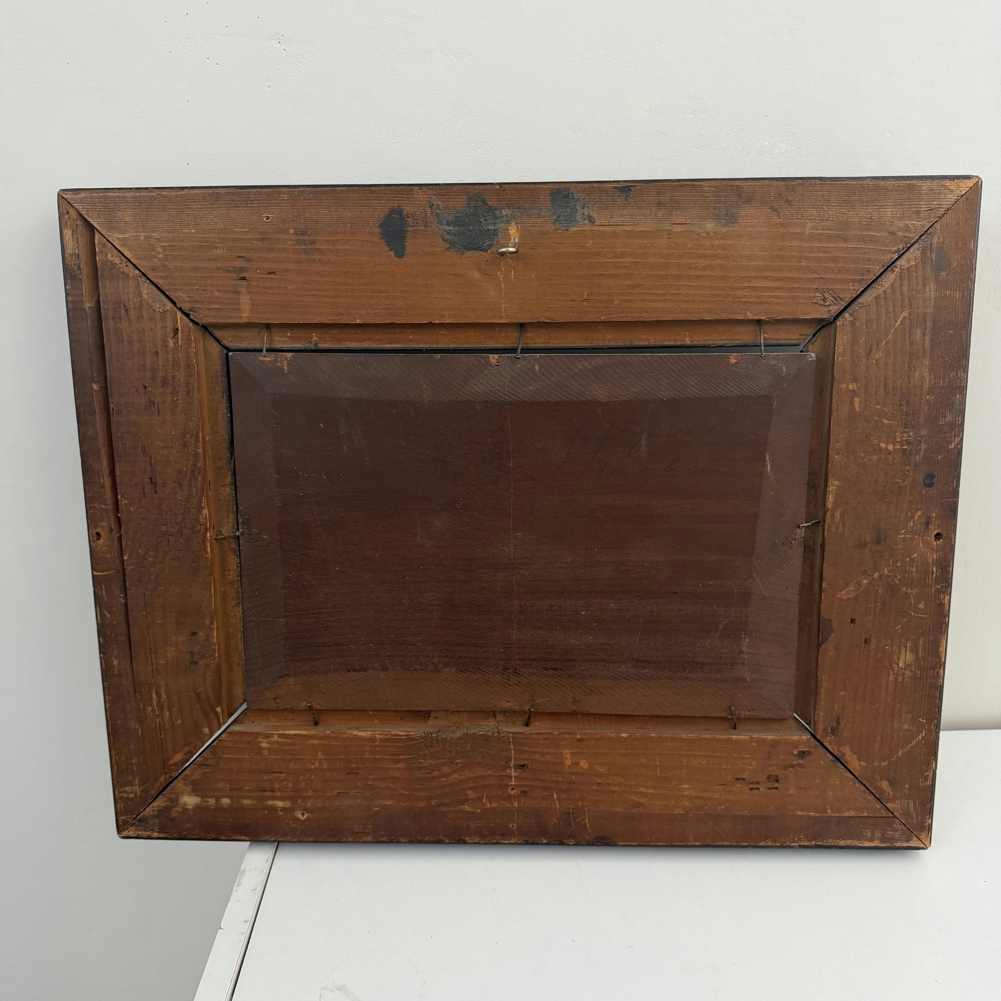 1879 Antique Landscape Oil Painting 