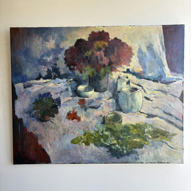 Traditional Floral Still Life Oil Painting "Flower Vase" Timeless Dutch Art Holland Art Shop