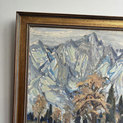 Classic Landscape Oil Painting "Snowy Mountains" Traditional Large Art Holland Art Shop