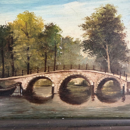 Classic Cityscape Oil Painting "Ornate Frame" Original Artwork Holland Art Shop
