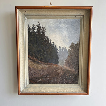 Rustic Landscape Oil Painting "Pine Trees" Timeless Artwork Holland Art Shop