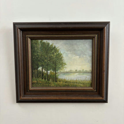 Vintage Landscape Oil Painting "Grouped Trees" Classic Artwork Holland Art Shop