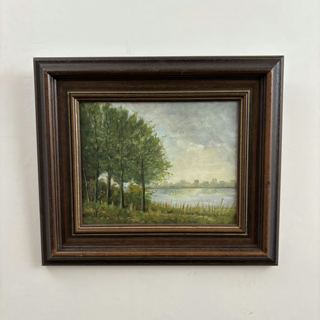 Vintage Landscape Oil Painting "Grouped Trees" Classic Artwork Holland Art Shop