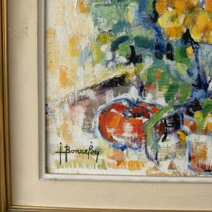 Authentic Flowery Still Life Oil Painting "Flower Bouquet" Rustic France Artwork Holland Art Shop