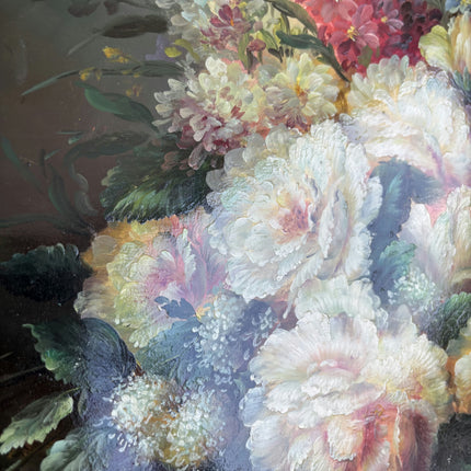 Classic Floral Still Life Oil Painting "Peony Bouquet" Expressive French Art Holland Art Shop