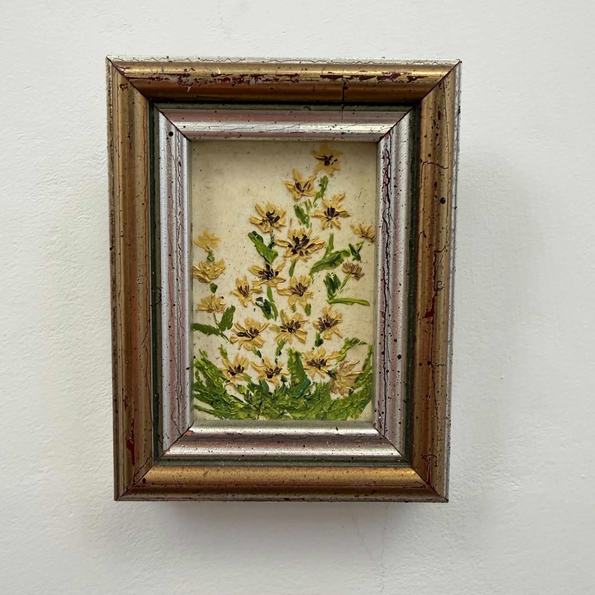 Handcrafted Floral Still Life Oil Painting 