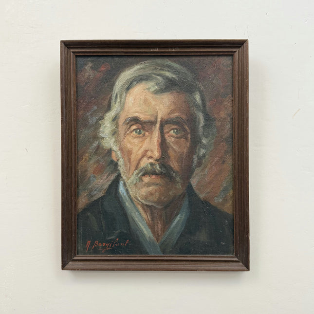 Handcrafted Portrait Oil Painting "Older Man" Elegant French Art Holland Art Shop