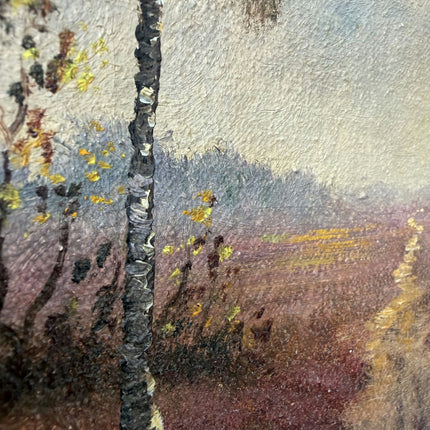 Antique Landscape Oil Painting "Golden Frame" Expressive Art Holland Art Shop