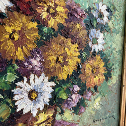 Classic Floral Still Life Oil Painting "Flower Bouquet" Authentic French Artwork Holland Art Shop