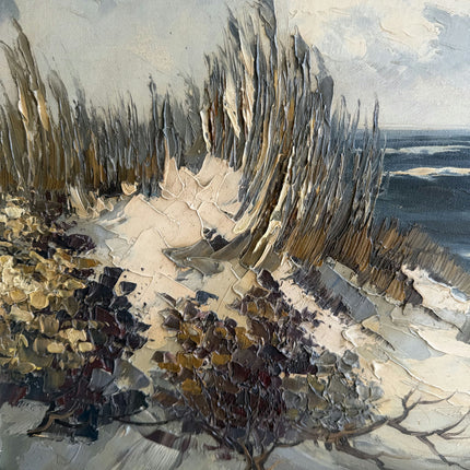 Traditional Seascape Oil Painting "Flying Seagulls" Expressive Large Art Holland Art Shop