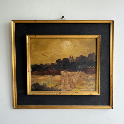 Rustic Landscape Oil Painting "Framed Painting" Original Art Holland Art Shop