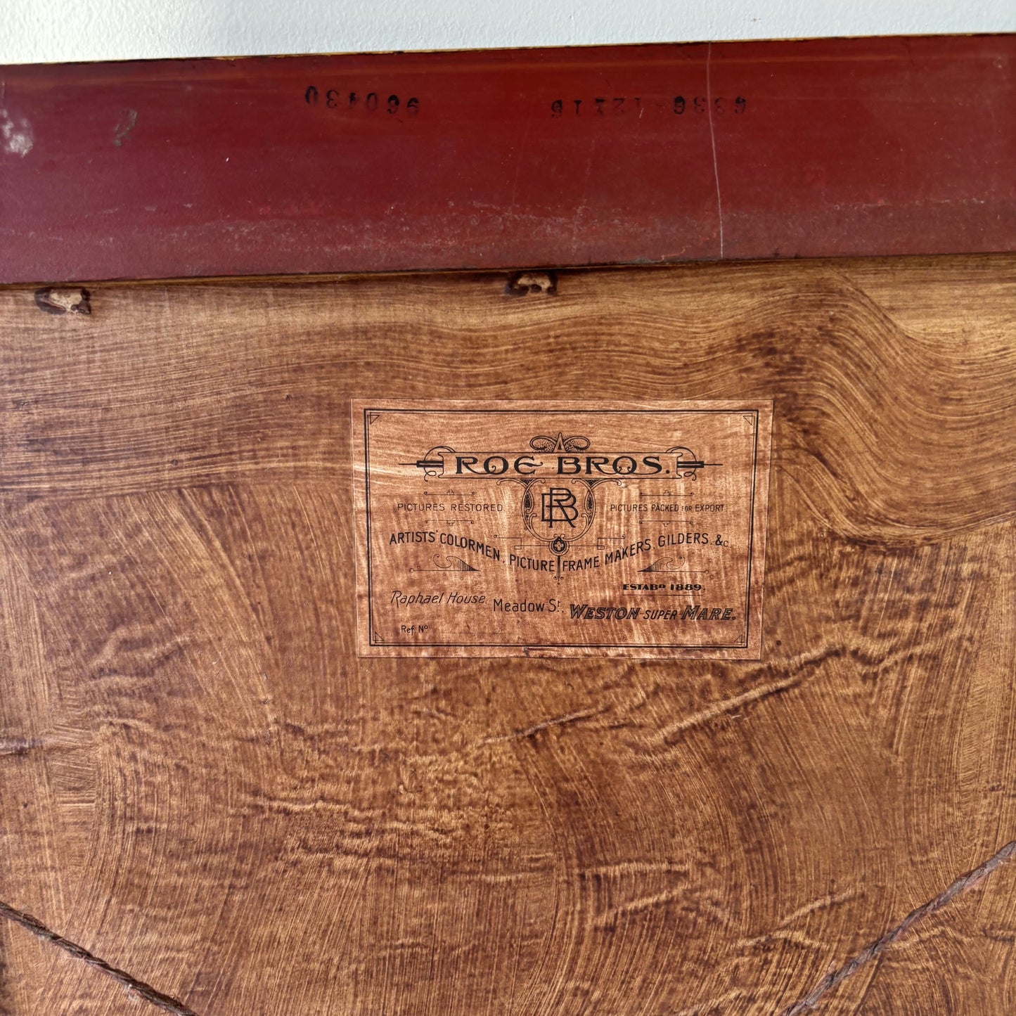 19th Century Winter Landscape Oil Painting "Frozen River" Medium Artwork