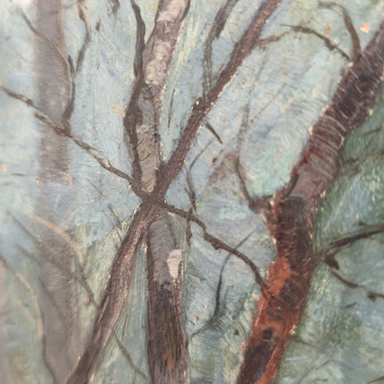 19th Century Antique Landscape Oil Painting "Grove Trees" Art Holland Art Shop