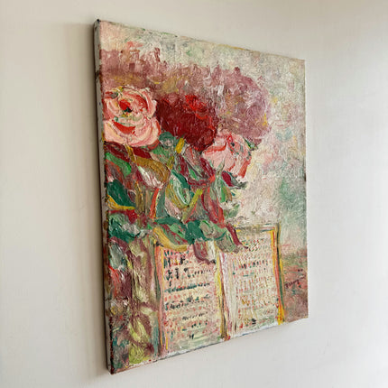 Detailed Floral Still Life Oil Painting "Vase Flowers" Timeless Artwork Holland Art Shop