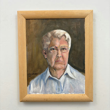 Authentic Portrait Oil Painting "Elderly Man" Handcrafted Artwork Holland Art Shop