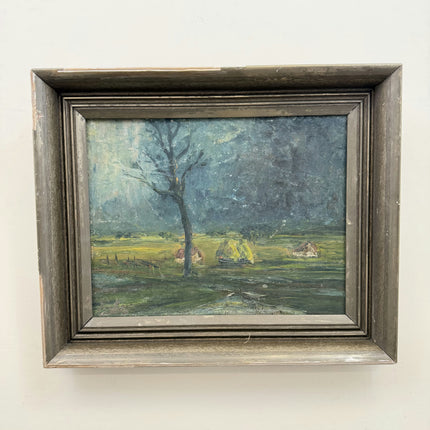 Timeless Landscape Oil Painting "Lone Tree" Expressive Art Holland Art Shop