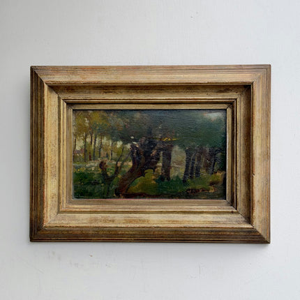 Auguste Pointelin (1839–1933) French Woodland Landscape Antique Oil Painting Holland Art Shop
