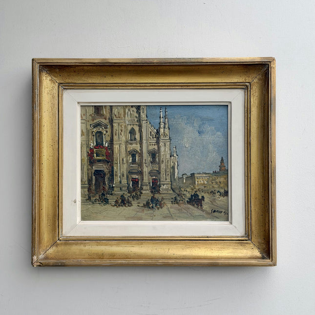 Refined Cityscape Oil Painting "Framed Painting" Timeless Small Artwork Holland Art Shop