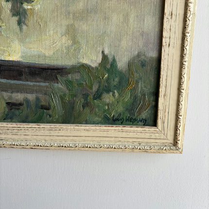 Timeless Landscape Oil Painting "Rowboat Stack" Refined Art Holland Art Shop