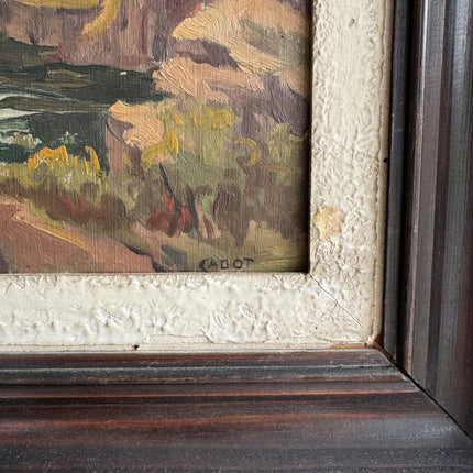 Elegant Seascape Oil Painting "Rocky Cove" Classic Artwork Holland Art Shop