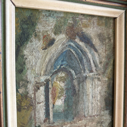 Authentic Scenery Oil Painting "Gilded Frame" Elegant Small Artwork Holland Art Shop