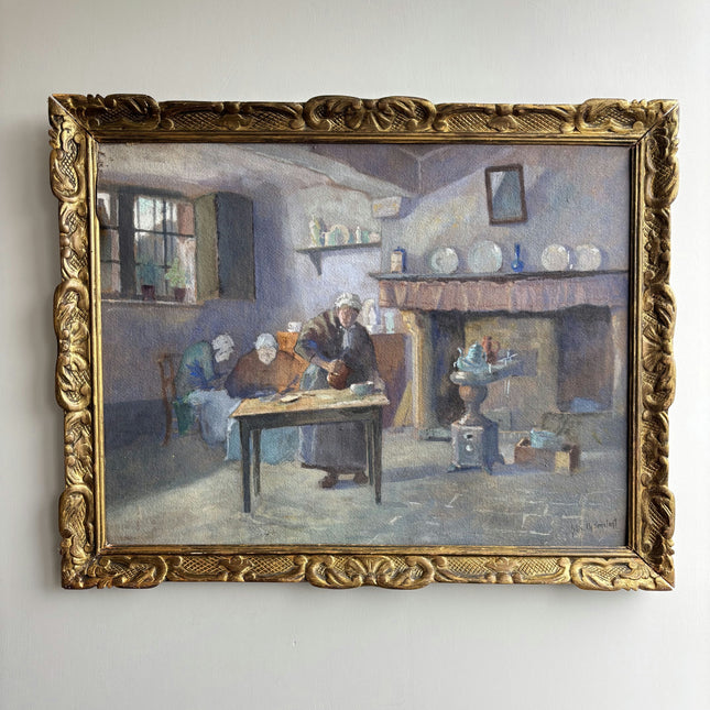 Refined Figurative Oil Painting "Elderly Man" Detailed Artwork Holland Art Shop
