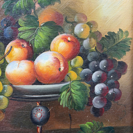 Authentic Still Life Oil Painting "Fruit Bowl" Traditional Artwork Holland Art Shop